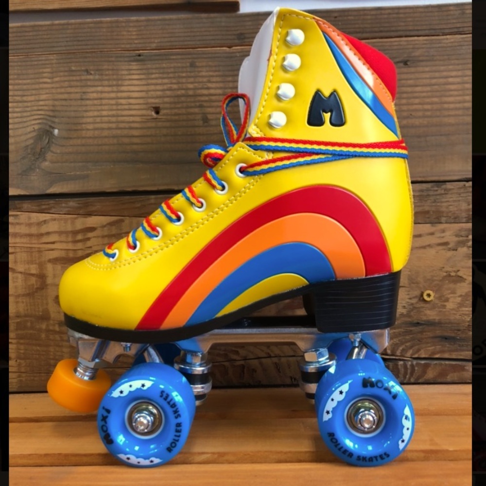 Moxi Rainbow Rider Roller Skates, Yellow